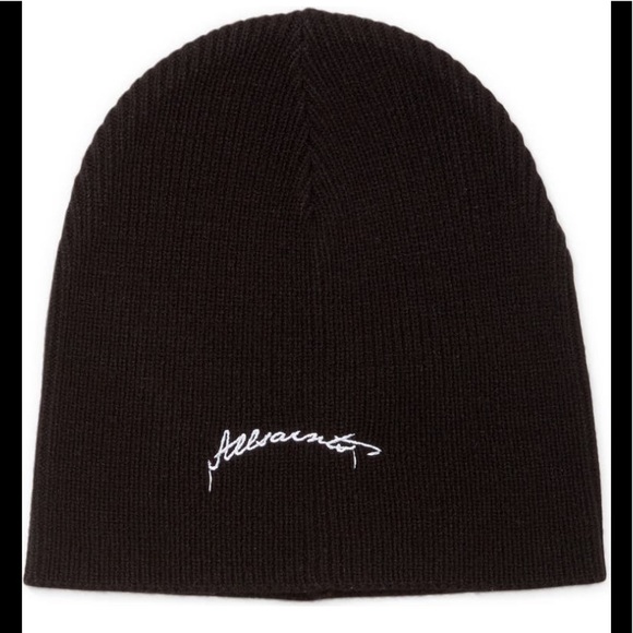 All Saints Embroidered Script Beanie 